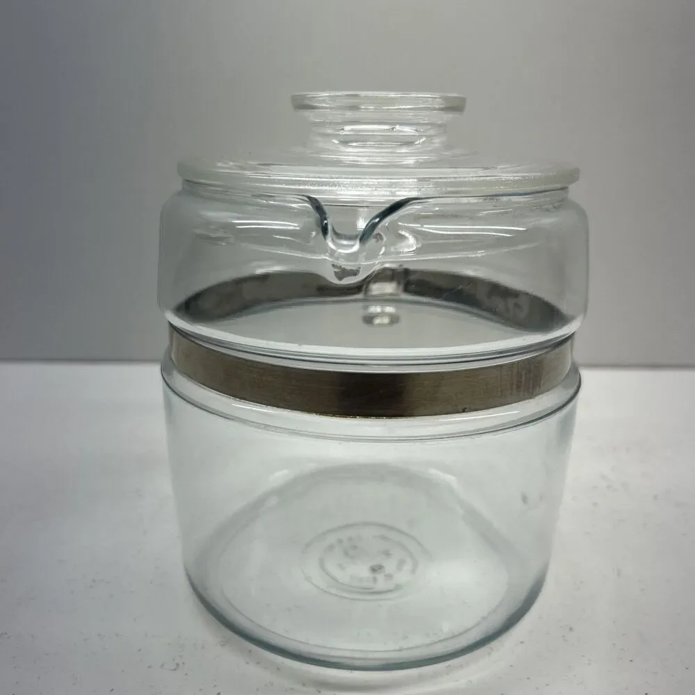 Pyrex #7756B Stove Top 6-Cup Coffeepot Percolator Made in‎ USA ~ ‼️Read DESC‼️